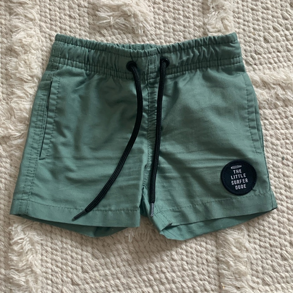 The Little Surfer Dude Swim Trunks